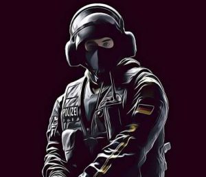Bandit R6 Siege operator portrait art by r6siegecenter