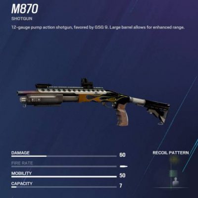 M870 R6 Siege